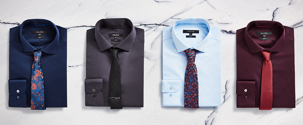 Modern Shine Slim Fit Shirts